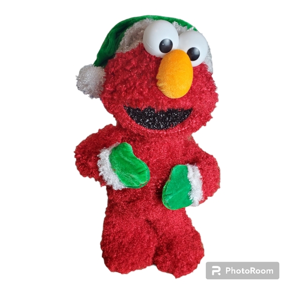 ELMO SESAME STREET LIGHT UP 18 “ CHRISTMAS FIGURE - Picture 3 of 10
